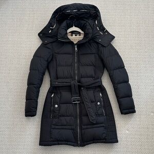 Burberry Hooded Down Puffer Coat XS